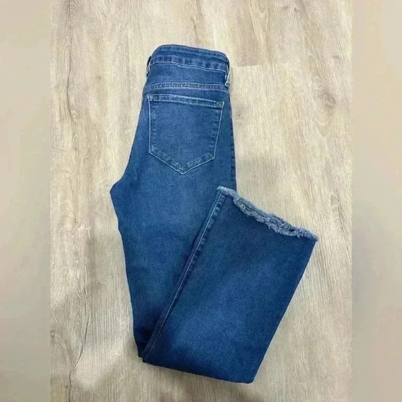 Free People High Rise Fringe Crop Jeans 61502-16515125 SZ 26 - Picture 7 of 11